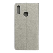Pokrowiec Luna Book srebrny do Huawei P Smart 2019