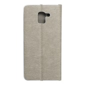 Pokrowiec Luna Book srebrny do Samsung Galaxy J6 (2018)