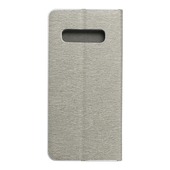 Pokrowiec Luna Book srebrny do Samsung Galaxy S10 Plus