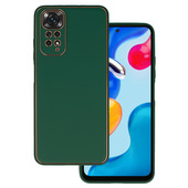 Pokrowiec Luxury Case ciemnozielony do Xiaomi Redmi Note 11