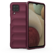 Pokrowiec Magic Shield Case burgundowy do Samsung Galaxy A12