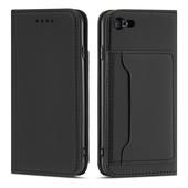 Pokrowiec Magnet Card Case czarny do Apple iPhone SE 2022