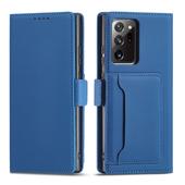 Pokrowiec Magnet Card Case niebieski do Samsung Galaxy S22 Ultra