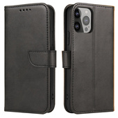 Pokrowiec Magnet Fancy Case czarny do Xiaomi Redmi K40 Pro Plus