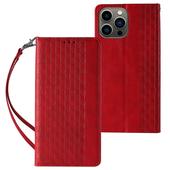 Pokrowiec Magnet Strap Case czerwony do Apple iPhone 12 Pro