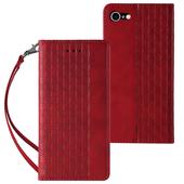 Pokrowiec Pokrowiec Magnet Strap Case czerwony do Apple iPhone 8