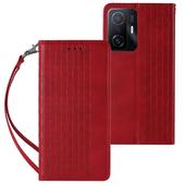 Pokrowiec Pokrowiec Magnet Strap Case czerwony do Samsung Galaxy A52S 5G