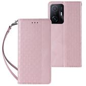etui ze smycz� Pokrowiec Magnet Strap Case r�owy do Xiaomi Redmi Note 11