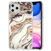 Pokrowiec Pokrowiec Marble Glitter Case wzr 1 do Samsung Galaxy M21