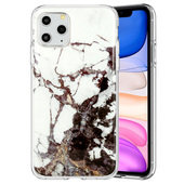Pokrowiec Marble Glitter Case wz�r 2 do Apple iPhone 12