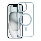 Pokrowiec Matte Mag Cover MagSafe niebieski do Apple iPhone 15