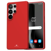 Pokrowiec Mercury Soft czerwony do Samsung Galaxy S25 Ultra