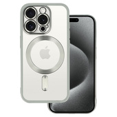 Pokrowiec Metallic Magsafe Case srebrny do Apple iPhone 15 Pro