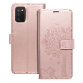 etui ze smycz� Pokrowiec Mezzo Book Drzewo r�owy do Samsung Galaxy A03