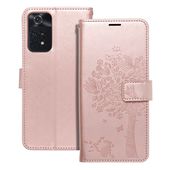 etui ze smycz� Pokrowiec Mezzo Book Drzewo r�owy do Xiaomi Redmi Note 11T 5G