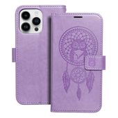 etui podstawka Pokrowiec Mezzo Book �apacz Sn�w fioletowy do Apple iPhone 14 Pro Max