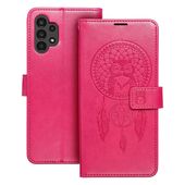 etui ze wzorem Pokrowiec Mezzo Book �apacz Sn�w malinowy do Samsung Galaxy A13