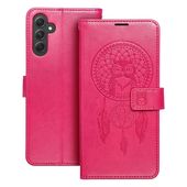 etui ze wzorem Pokrowiec Mezzo Book �apacz Sn�w malinowy do Samsung Galaxy A54 5G