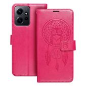 etui ze wzorem Pokrowiec Mezzo Book �apacz Sn�w malinowy do Xiaomi Redmi Note 12 4G