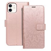 etui  ze wzorem Pokrowiec Mezzo Book Mandala r�owy do Apple iPhone 12