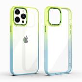 Pokrowiec MX Rainbow zielono-niebieski do Apple iPhone 12