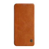 Pokrowiec Nillkin Qin sk�rzany br�zowy do Samsung Galaxy J6 (2018)