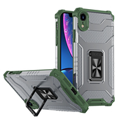 Pokrowiec pancerny Crystal Ring Case zielony do Apple iPhone XR