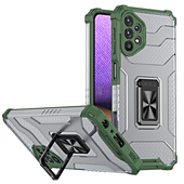 Pokrowiec pancerny Crystal Ring Case zielony do Samsung A32 5G