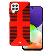 Pokrowiec pancerny Grip Case czerwony do Samsung Galaxy M22 4G