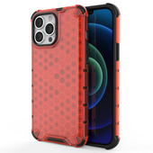 etui  przezroczyste Pokrowiec pancerny Honeycomb czerwony do Apple iPhone 13 Pro Max