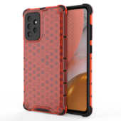 Pokrowiec pancerny Honeycomb czerwony do Samsung Galaxy A72 4G