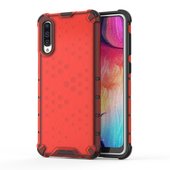 Pokrowiec pancerny Honeycomb czerwony do Samsung Galaxy A50s