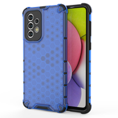 etui  ze wzorem Pokrowiec pancerny Honeycomb niebieski do Samsung Galaxy A33 5G