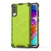 Pokrowiec pancerny Honeycomb zielony do Samsung Galaxy A70