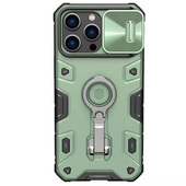etui uchwyt na palec Pokrowiec pancerny Nillkin CamShield Armor zielony do Apple iPhone 14 Pro