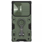 etui uchwyt na palec Pokrowiec pancerny Nillkin CamShield Armor zielony do Samsung Galaxy S23 Ultra