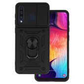 Pokrowiec pancerny Slide Camera Armor Case czarny do Samsung Galaxy A30