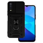 Pokrowiec pancerny Slide Camera Armor Case czarny do Vivo Y11S