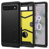 Pokrowiec pancerny Spigen Tough Armor czarny do Google Pixel 6a