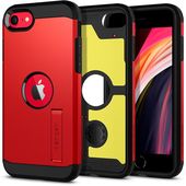 etui Spigen Pokrowiec pancerny Spigen Tough Armor czerwony do Apple iPhone SE 2020