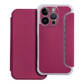 Pokrowiec PIANO Book malinowy do Apple iPhone 14 Pro