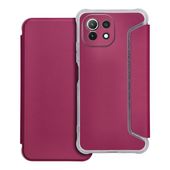 Pokrowiec PIANO Book malinowy do Xiaomi Mi 11 Lite