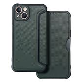 etui z kieszonk� Pokrowiec Razor Book ciemnozielony do Apple iPhone 13