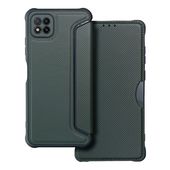 Pokrowiec Razor Book ciemnozielony do Samsung Galaxy A22 5G