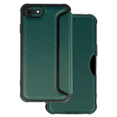 Pokrowiec Razor Carbon Book ciemnozielony do Apple iPhone 7