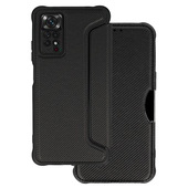 etui z zapi�ciem Pokrowiec Razor Carbon Book czarny do Xiaomi Redmi Note 11S