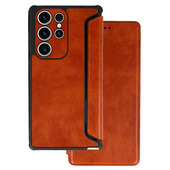 Pokrowiec Pokrowiec Razor Leather Book br�zowy do Samsung Galaxy S23