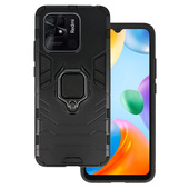 Pokrowiec Ring Armor Case czarny do Xiaomi Redmi 10C