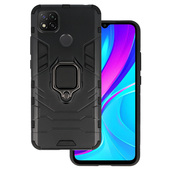Pokrowiec Ring Armor Case czarny do Xiaomi Redmi 9C