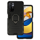 Pokrowiec Ring Armor Case czarny do Xiaomi Redmi Note 11 5G